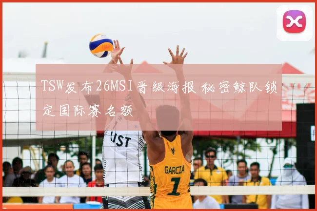 TSW发布26MSI晋级海报 秘密鲸队锁定国际赛名额
